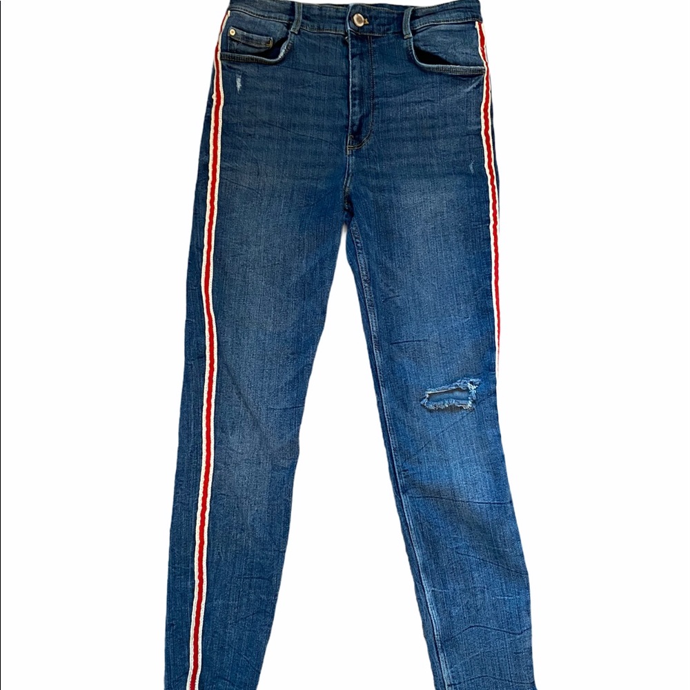 Zara High Rise Skinny Jeans